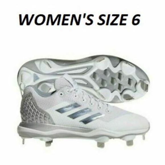 Adidas Women's PowerAlley 5 Low Metal Fastpitch - Picture 1 of 3